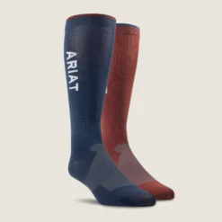 AriatTEK Essential Performance Sock 2 Pair Multi Color Pack