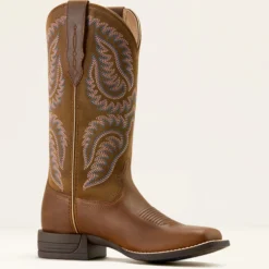 Cattle Caite Wide Square Toe Western Boot