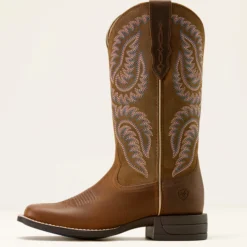 Cattle Caite Wide Square Toe Western Boot