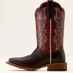 County Lane Wide Square Toe Western Boot