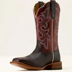County Lane Wide Square Toe Western Boot