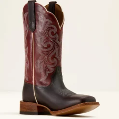 County Lane Wide Square Toe Western Boot