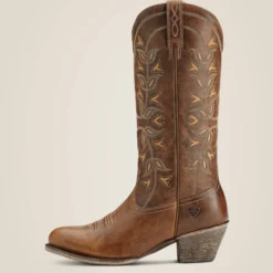 Desert Holly Almond Toe Western Boot