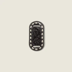 Floral Embossed Scarf Slide