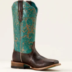 Frontier Farrah Wide Square Toe Western Boot
