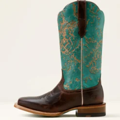 Frontier Farrah Wide Square Toe Western Boot