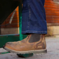 Groundrancher Chelsea Wide Square Toe Steel Toe Work Boot