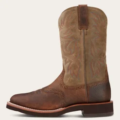 Heritage Crepe W Toe Western Boot