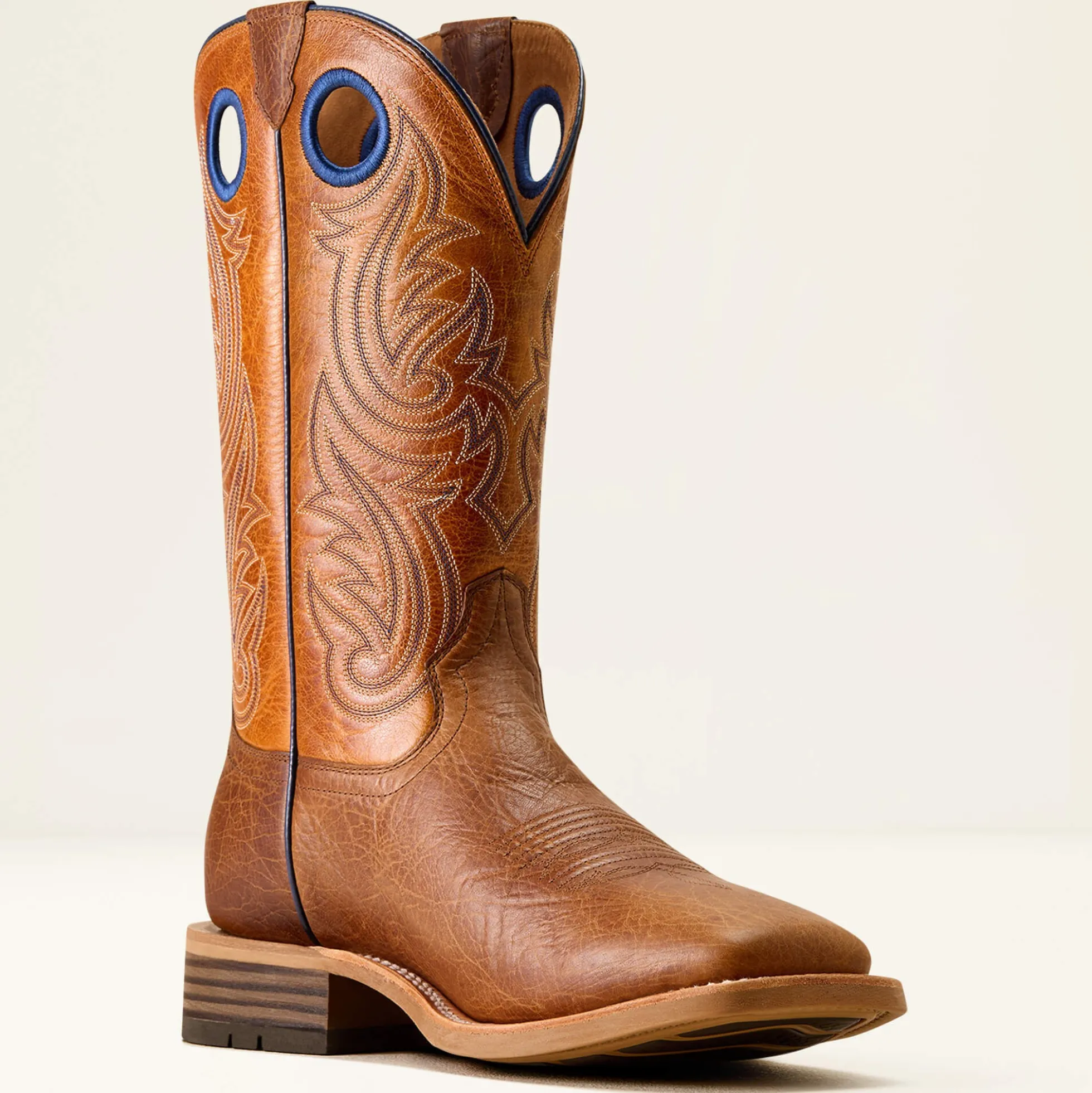 Highland Toughstock Wide Square Toe Western Boot
