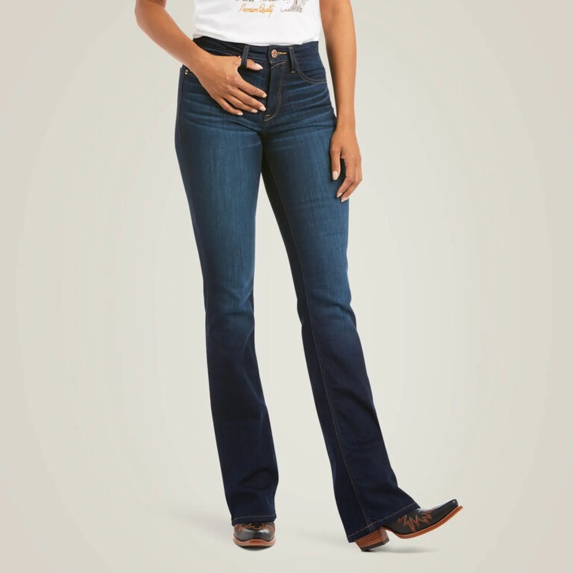 High Rise Ballary Boot Cut Jean