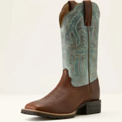 Hybrid Ranchwork Wide Square Toe Western Boot