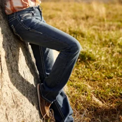 Mid Rise Ivy Straight Leg Jean