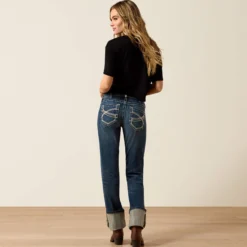 Mid Rise Ivy Straight Leg Jean