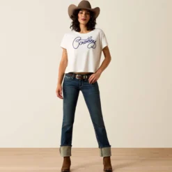 R.E.A.L. Mid Rise Icon Stackable Straight Leg Jean