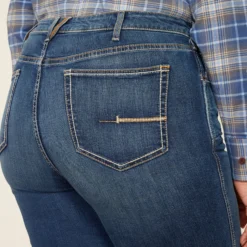 Rebar High Rise Riveter DuraStretch Straight Leg Jeans