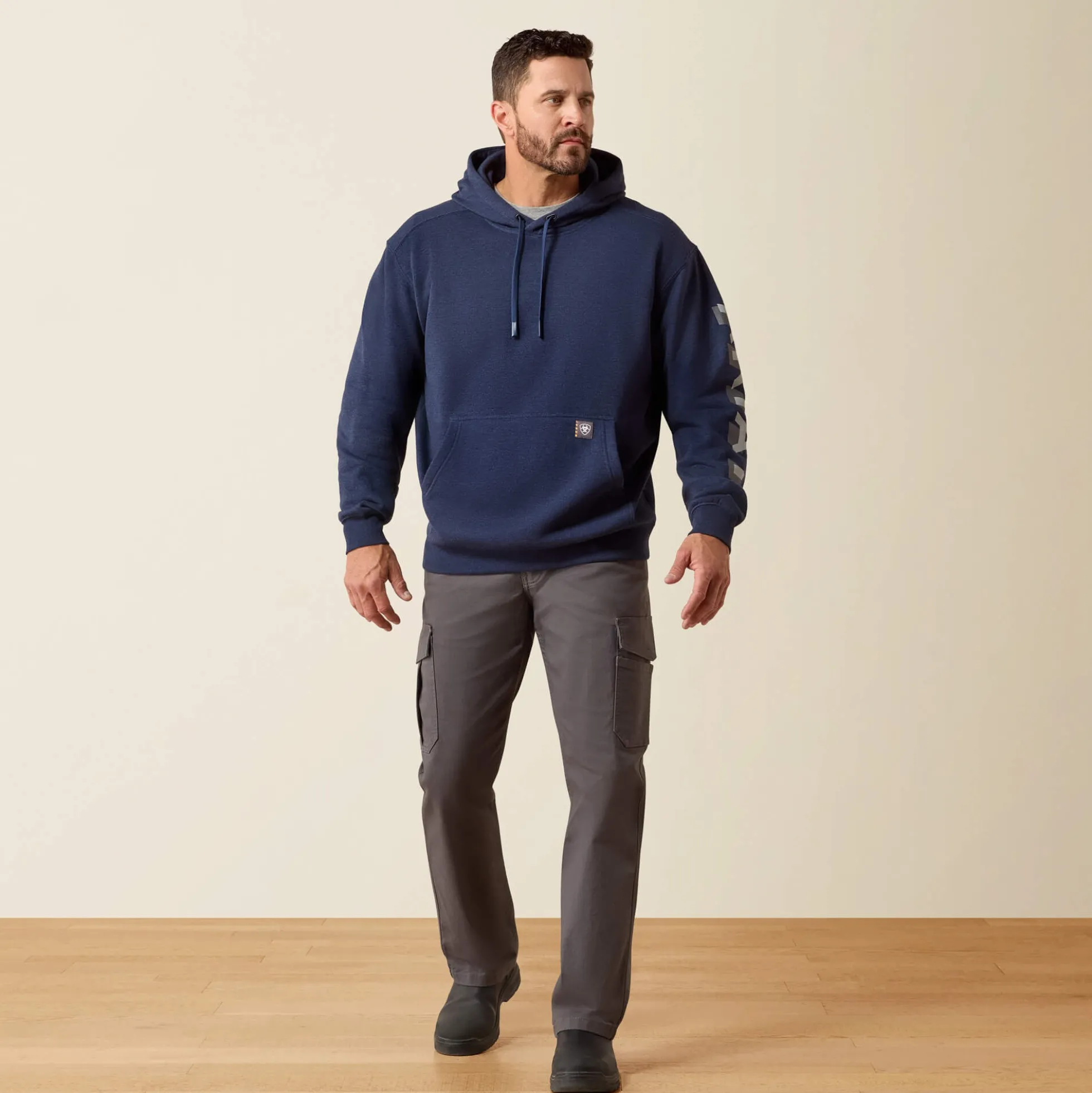 Rebar Lightweight Logo Hoodie