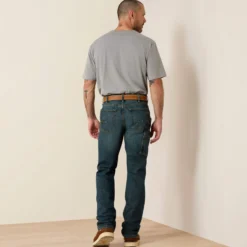 Rebar M7 Slim DuraStretch Workhorse Stackable Straight Leg Jean