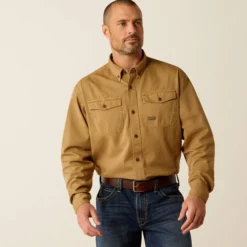 Rebar Washed Twill Work Shirt