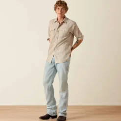 Retro Hesper Fitted Western Snap Shirt
