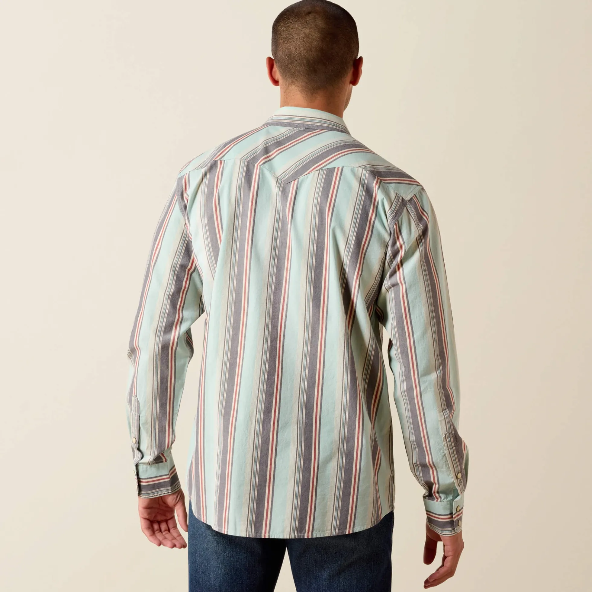 Retro Hesperus Fitted Western Snap Shirt