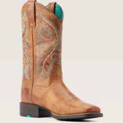 Round Up Back Zip Western Boot