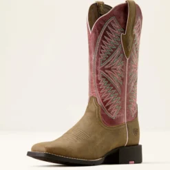 Round Up Ruidoso Wide Square Toe Western Boot