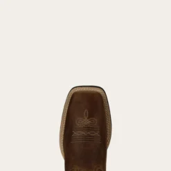 Round Up Wide Square Toe Western Boot