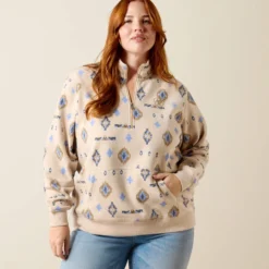 Sapphire 1/2 Zip Sweatshirt