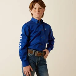 Team Logo Twill Classic Fit Shirt