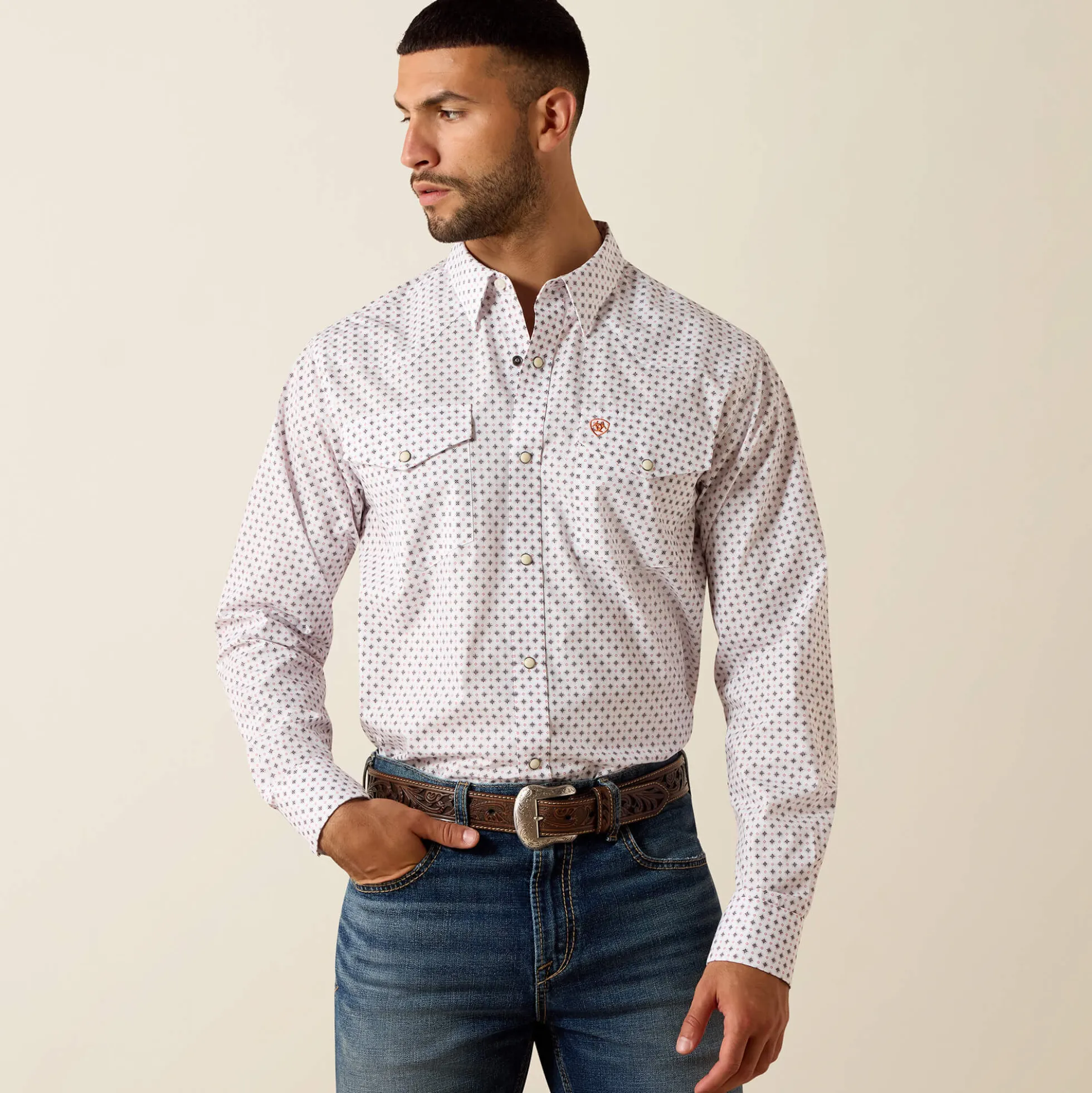 Tony Fitted Western Snap Shirt